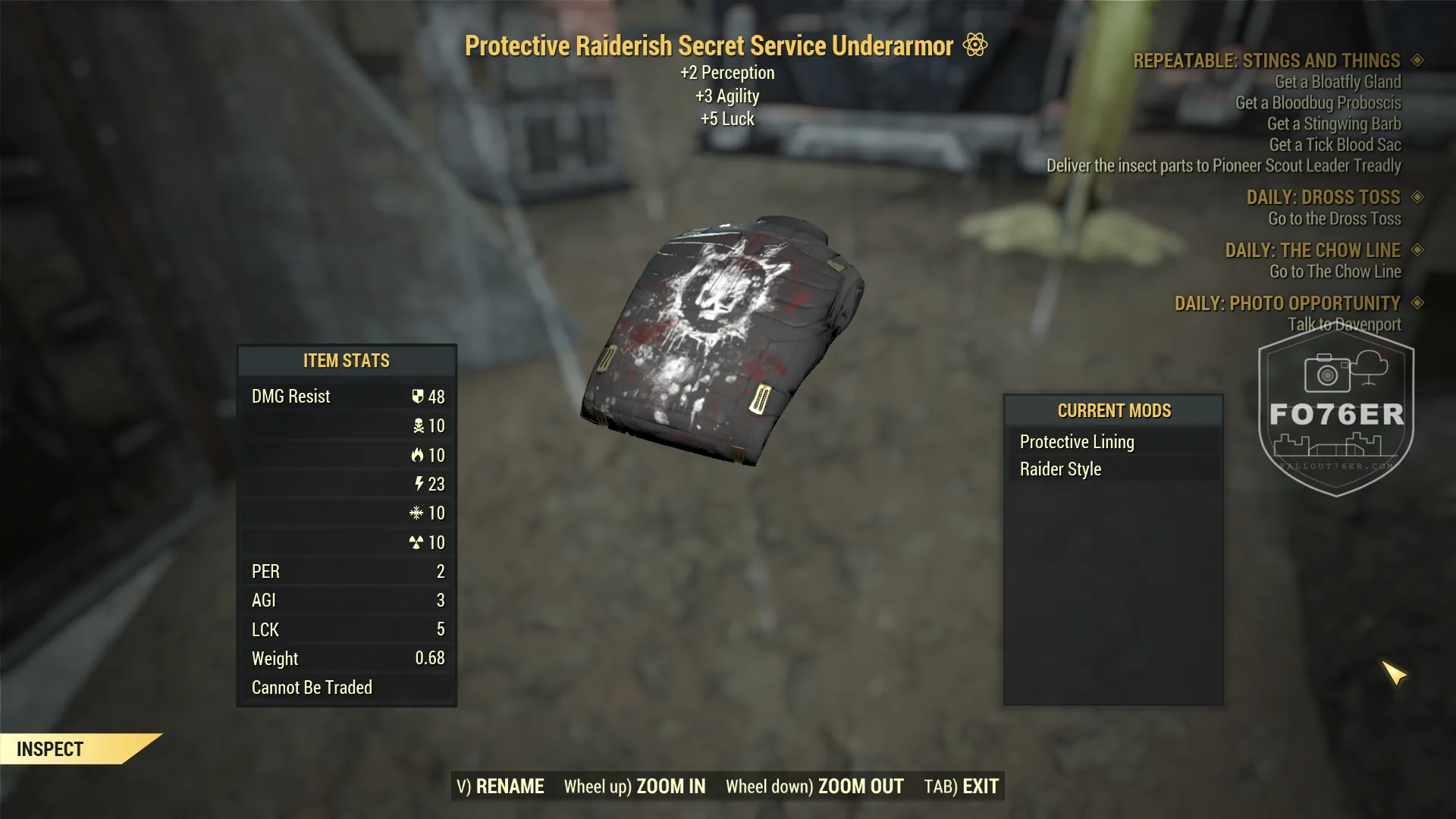 Ghillie-camo Secret Service underarmor