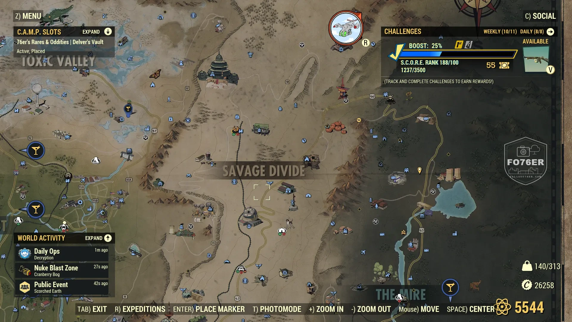 Savage Divide Map 06 — No Purification Gas! — Savage Divide map